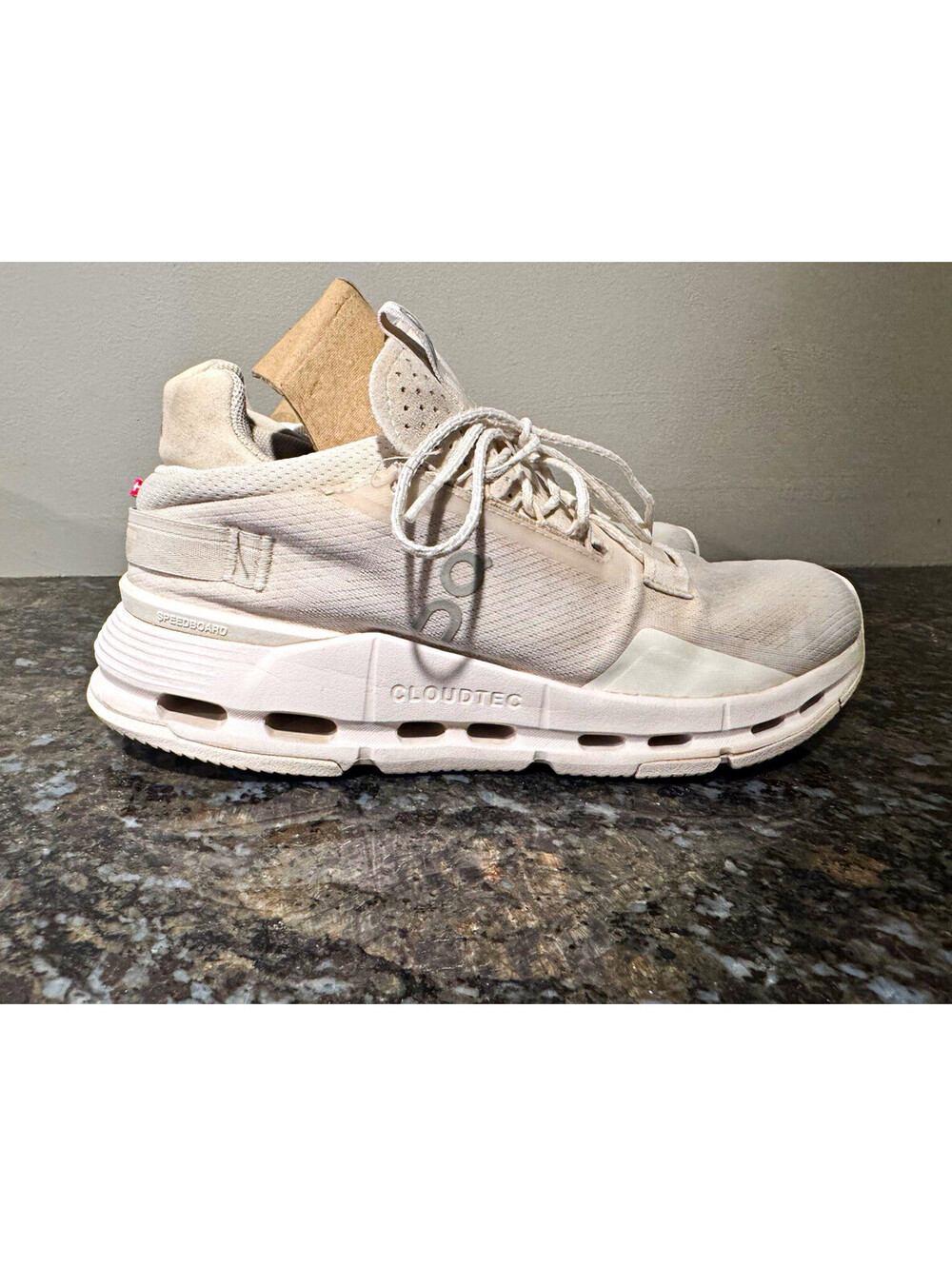 On Running Cloudnova Sneakers All White Size Woman’s 8 Cloudtec Walking